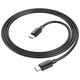 Kabel USB Hoco HOCO kabel Typ C do Typ C PD 6A 100W X96 1 m czarny