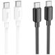 Kabel USB Hoco HOCO kabel Typ C do Typ C PD 6A 100W X96 1 m czarny
