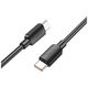 Kabel USB Hoco HOCO kabel Typ C do Typ C PD 6A 100W X96 1 m czarny
