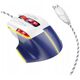 Mysz Hoco HOCO mysz komputerowa gamingowa przewodowa USB A 3600DPI GM31 biało niebieska