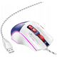 Mysz Hoco HOCO mysz komputerowa gamingowa przewodowa USB A 3600DPI GM31 biało niebieska