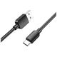 Kabel USB Hoco HOCO kabel USB A do Typ C PD 2,4A 27W X96 1 m czarny