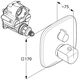 Bateria prysznicowa Kludi Ameo chrom (418350575)