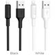 Kabel USB Hoco USB-A - microUSB 1 m Biały (6957531080114)