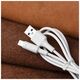 Kabel USB Hoco USB-A - microUSB 1 m Biały (6957531080114)