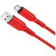 Kabel USB Hoco USB-A - USB-C 1 m Czerwony (6931474744937)