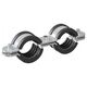 Obejma podwójna UDG z okładziną 3/4 (26-29mm) BK M8 ocynk