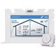 Regulator pokojowy WiFi z komunikacją OpenTherm biały ST-2801 WiFi
