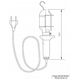Pawbol LAMP PORTABLE D.3037G LUX PL2 60W E27