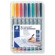 Staedtler 311 WP8, 8 pc(s), Black, Blue, Brown, Green, Orange, Red, Violet, Yellow, Grey, Polypropylene (PP), 0.4 mm