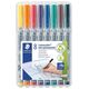 Staedtler 311 WP8, 8 pc(s), Black, Blue, Brown, Green, Orange, Red, Violet, Yellow, Grey, Polypropylene (PP), 0.4 mm