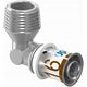 Uponor S-Press PLUS kolano z gwintem zewn. 32-R1MT