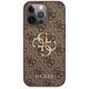 Original Case IPHONE 13 PRO MAX 6,7" Guess Hardcase 4G Big Metal Logo GUHCP13X4GMGBR brown 3666339024901