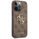 Original Case IPHONE 13 PRO MAX 6,7" Guess Hardcase 4G Big Metal Logo GUHCP13X4GMGBR brown 3666339024901
