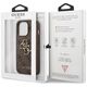 Original Case IPHONE 13 PRO MAX 6,7" Guess Hardcase 4G Big Metal Logo GUHCP13X4GMGBR brown 3666339024901