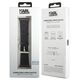 Strap for APPLE WATCH 4 / 5 / 6 / 7 / 8 / SE / ULTRA (42 / 44 / 45 / 49 MM) Karl Lagerfeld Strap Saffiano Monogram (KLAWLSAKLHPK) black 3666339127428