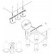 Lampa sufitowa Masterled Bardo lampa sufitowa (spot) 4-punktowa czarna/chrom