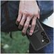 Etui pancerne Hybrid Armor Camshield z osłoną aparatu i metalowym ringiem do Samsung Galaxy S25+ - czarne