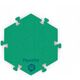 FluentPet - HexTile Flex - piankowa mata do przycisków - zielona