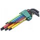 Sourcing SATA SET OF 9 COLORFUL 6-COLOR EXTRA-LONG METRIC L-KEY KEYS WITH BALL