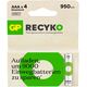 GP 1x4 GP ReCyko NiMH Μπαταρία AAA 950mAH, έτοιμη για χρήση 14265354 4891199223105