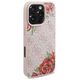 Guess GUHMP16LP4ROPEMCP iPhone 16 Pro     6.3" różowy/pink hardcase 4G Flowers Print MagSafe