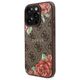 Guess GUHMP16LP4ROPEMCW iPhone 16 Pro     6.3" brązowy/brown hardcase 4G Flowers Print MagSafe