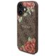 Guess GUHMP16SP4ROPEMCW iPhone 16 6.1"    brązowy/brown hardcase 4G Flowers Print MagSafe