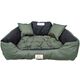 AIO FACTORY Legowisko personalizowane KINGDOG 115x95 zielone
