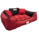 AIO FACTORY Legowisko Imię Pupila KINGDOG 115x95 Czerwone