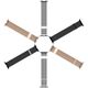 Dux Ducis Dux Ducis Magnetic Strap pasek do Watch 7 / 6 / 5 / 4 / 3 / 2 / SE (45 / 44 / 42mm) magnetyczna opaska złoty (Milanese Version)