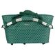 Torba na bagażnik BASIL FLAIR CARRY ALL REAR BASKET, MIK z adapterem do mocowania, 22L, Wodoodporna, Green (NEW 2025)