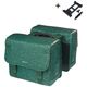 Sakwy BASIL FLAIR DOUBLE BICYCLE BAG, MIK z adapterem do mocowania, 35L, Wodoodporna, Green (NEW 2025)