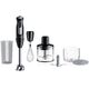 Braun MultiQuick 5 MQ55.254MBK, Immersion blender, 0.5 L, Ice crushing, 1000 W, Black, Stainless steel
