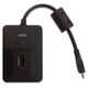 HUB USB Ednet z czytnikiem kart, microUSB 2.0 z funkcją OTG (31516)