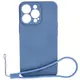 Bizon Case Silicone Magnetic Apple iPhone 13 Pro navy blue