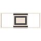 Ceiling LED lamp BRILLIANT Besson, 24 W, 3000 K, 2900 lm, 16 x 55 x 4 cm