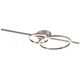 LED ceiling light TRIO Montilla, 40W, 2700-6000K, 6300lm, chrome, 100x12.5x40 cm