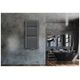 Towel dryer INVENA, 1000 x 540 mm, steel, black