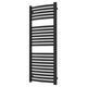 Towel dryer INVENA, 1200 x 540 mm, steel, black