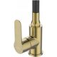 Sink mixer INVENA KSANTI PLUS, with 360deg rotating spout, polished gold color.