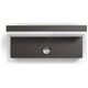 Wall LED outdoor light PHILIPS Bustan, IP44, 9W, 4000K, 1000lm, with motion sensor, anthracite color