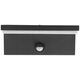 Wall LED outdoor light PHILIPS Bustan, IP44, 9W, 4000K, 1000lm, with motion sensor, anthracite color