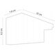 Wall LED outdoor light PHILIPS Bustan, IP44, 9W, 4000K, 1000lm, with motion sensor, anthracite color
