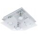 Ceiling lamp EGLO CABI, LED, 4 x 5 W, 4 x 240 lm, IP20, GU10, 25x25 cm