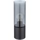 Table lamp GLOBO ANNIKA, 1xE27, 25W, 230V, cable 1.5m, metal, black color, o9x30cm