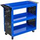WORKSHOP TROLLEY 3 LEVELS REINFORCED /SILVER