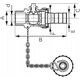 Ferro KUREK KUL.SPUSTOWY GZ3/4",ŚRUT.F-COMFORT