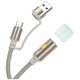 HOCO kabel USB A / Typ C do LED light UA38C złoty