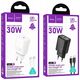 HOCO ładowarka sieciowa Typ C + kabel Typ C do Typ C PD QC 30W N62 czarna